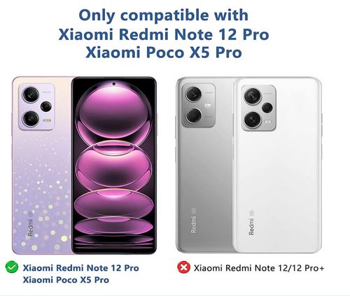 Coque et étui téléphone mobile Htdmobiles Coque pour Xiaomi Poco X5 Pro 5G  / Redmi Note 12 Pro 5G - housse etui silicone gel fine + verre trempe -  TRANSPARENT TPU 