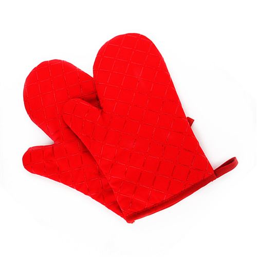 Gants silicone baking résistant aux hautes températures rouge