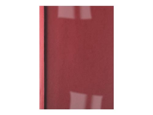 GBC LeatherGrain - 1.5 mm - A4 (210 x 297 mm) - 15 feuilles - 150 micromètres - rouge - 240 g/m² - 100 unités couverture à reliure