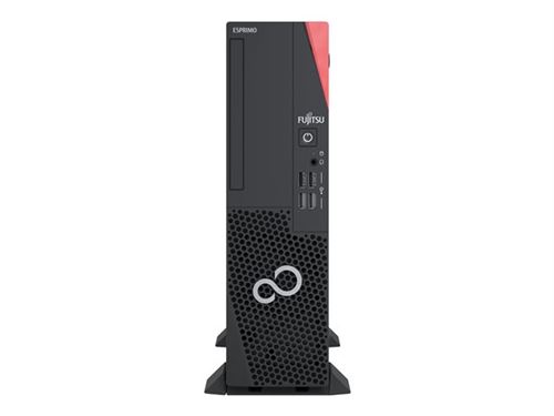 Fujitsu ESPRIMO D6011 - SFF - Core i3 10105 / 3.7 GHz - RAM 8 Go - SSD 256 Go - NVMe, Valeur d'endurance - UHD Graphics 630 - GigE - Win 10 Pro 64 bits - moniteur : aucun - clavier : Belge