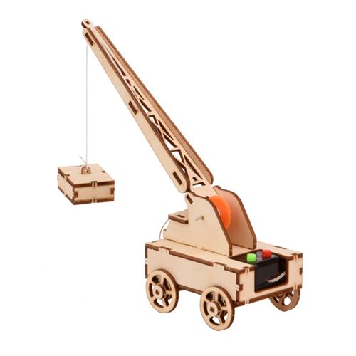 Puzzle 3D Enfant avec moteur électrique - Grue