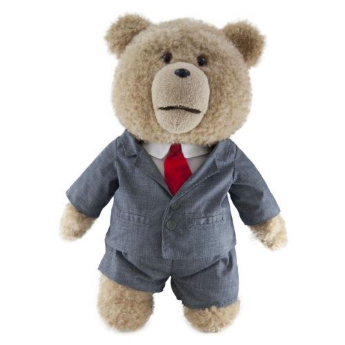 Ted in Suit 24 Peluche avec son