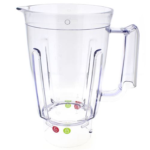 Bol mixer plastique pour Blender Moulinex, Robot Moulinex, Mixer Moulinex