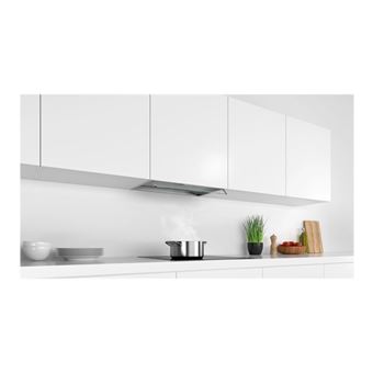 Bosch Serie | 4 DBB66AF50 - Hotte - intégré - Niche - largeur : 56.2 cm - profondeur : 31 cm - extraction et recirculation (avec kit de recirculation supplémentaire) - avec moteur interne - acier inoxydable