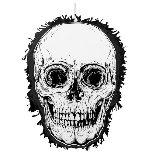 Boland masque costume Piñata Skull35 x 25 cm noir/blanc