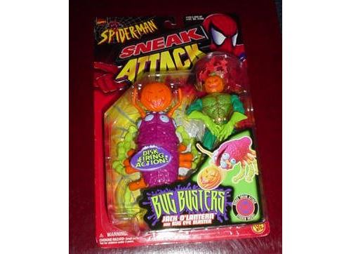 Spider-Man Sneak Attack Bug Busters Figurines d'action Jack OLantern et Bug Eye Buster