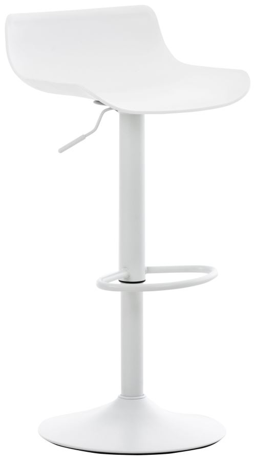 CLP Tabouret de bar Aveiro en plastique , Blanc