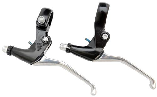 Simson jeu de leviers de frein v-brake/cantilever 4 doigts noir