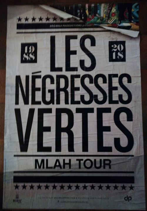 Les Négresses Vertes - MLAH Tour - AFFICHE