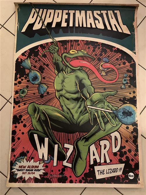 PUPPETMASTAZ - The Lizard!!! - 70x100cm - Affiche