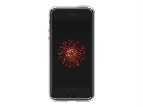 OtterBox Clearly Protected Skin - Achterzijde behuizing voor mobiele telefoon - thermoplastic polyurethaan (TPU) - transparant - voor Apple iPhone 5, 5s, SE