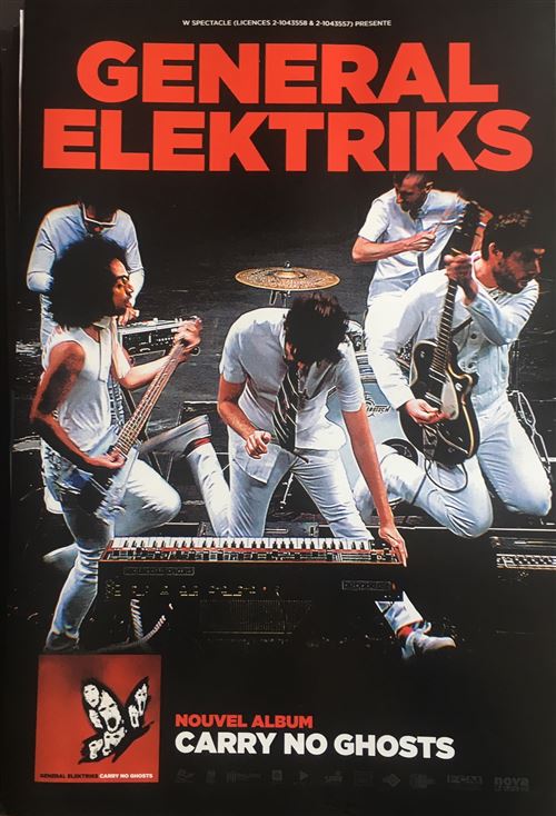 General Elektrics - Carry No Ghost - AFFICHE