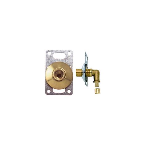 Platine simple robinetterie murale