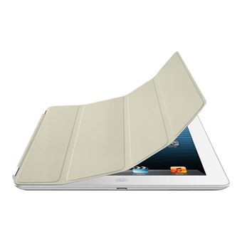 Apple Nouveau Smart Cover - Etui de protection pour iPad & iPad Retina en Cuir - Crème - 1