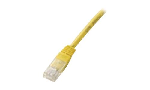 Equip Life - Verbindingskabel - RJ-45 (M) naar RJ-45 (M) - 15 m - UTP - CAT 5e - gevormd, met strengen - geel