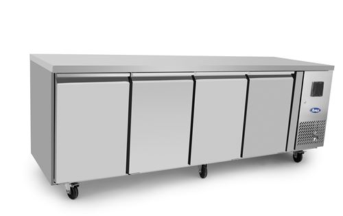 Table réfrigérée négative 4 portes 510 l