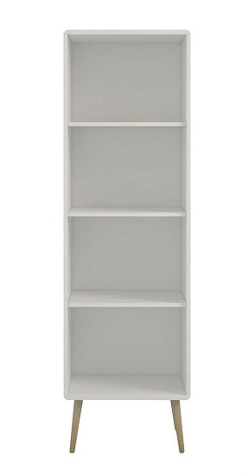 Etagère en MDF coloris blanc - 166 x 49 x 33 cm -PEGANE-