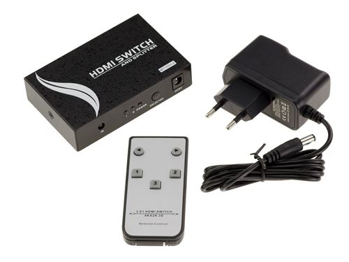 Non Communiqué Kalea-Informatique Boitier De Répartition Vidéo Type Switch Et Splitter Hdmi 2 Vers 2 : Choix D'une Source Parmi Deux Possibles Et Affichage Simultané Sur Deux Écrans - Image 1