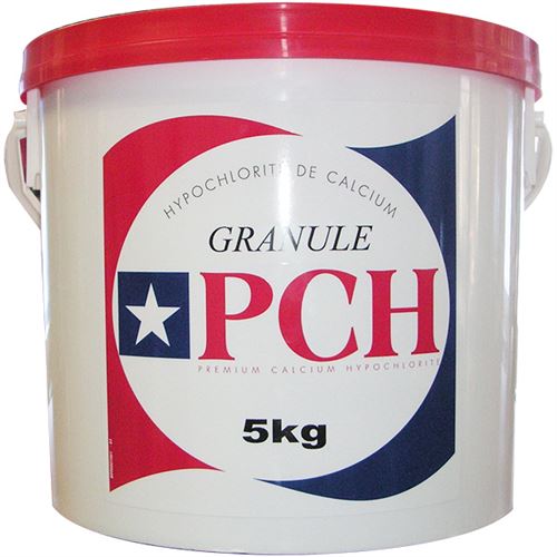 Chlore choc granulé 5kg Pch hypochlorite calcium