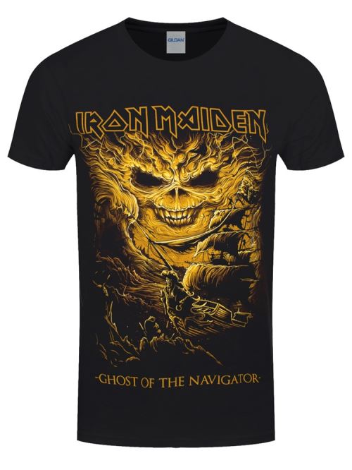Iron Maiden T-Shirt Ghost Of The Navigator Homme Noir - Taille S