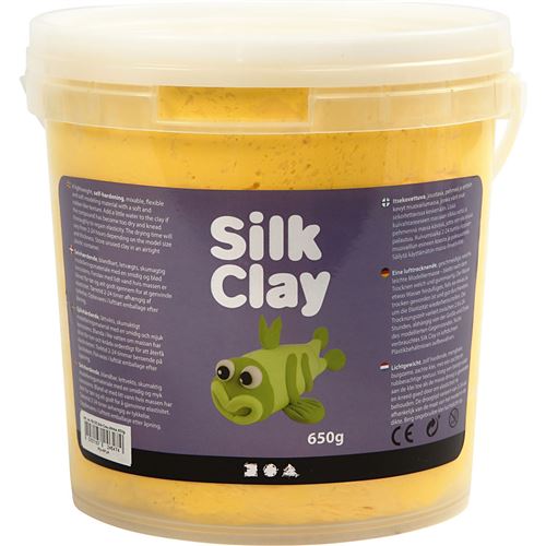 Silk Clay Silk Clay matériel de modelage jaune 650 gr 1 pièce