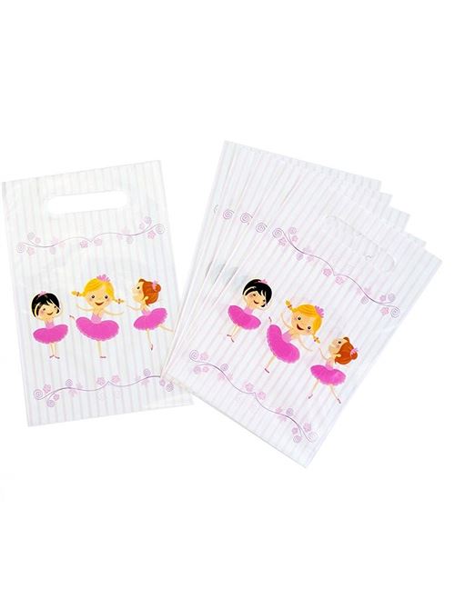 Generique - 6 Sacs Cadeaux Ballerines 15 x 22.5 cm