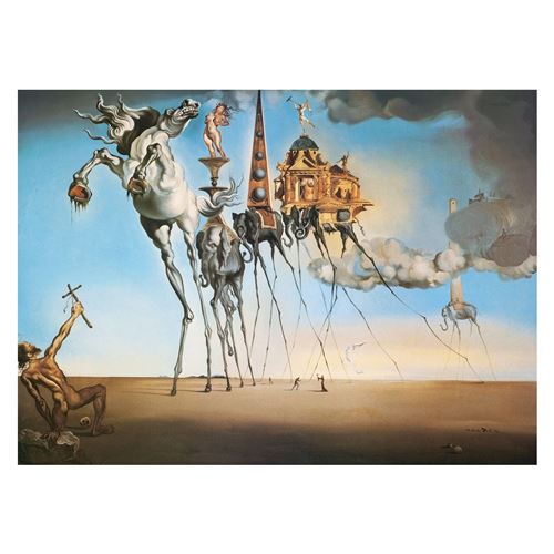 Eurographics puzzle Salvador Dalí - Die Versuchung des heiligen Antonius - 1000 Teile