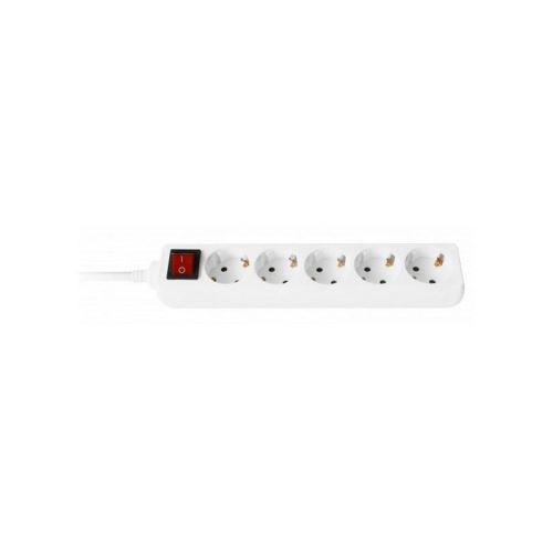Multiprise 5 Prises avec Interrupteur Ewent EW3916 Schuko Blanc