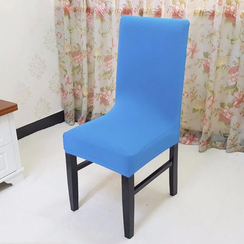 Simple et stylé Housse de chaise Bleu Clair