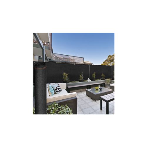 Brise Vue Haute Densite Noir 1 8 X 10 M 300 Gr M Qualite Pro Accessoires Mobilier De Jardin Achat Prix Fnac