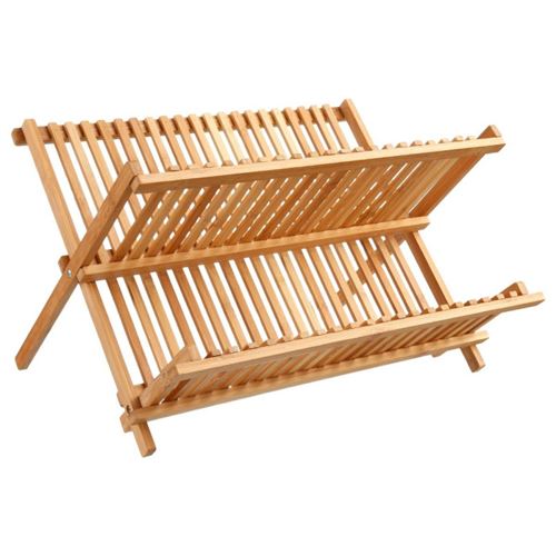 Égouttoir à Vaisselle Bambou Latte 42cm Naturel