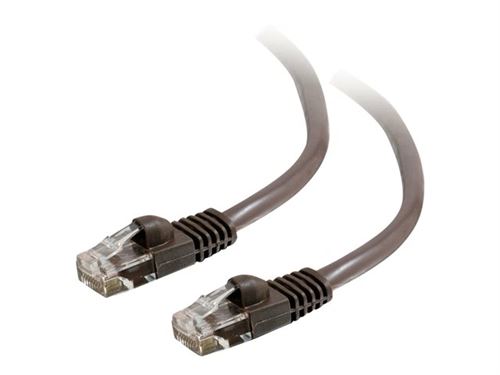 C2G Cat5e Booted Unshielded (UTP) Network Patch Cable - cordon de raccordement - 1.5 m - brun