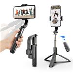 Qumox Perche Selfie Trépied Bluetooth avec Stabilisateur, Gimbal