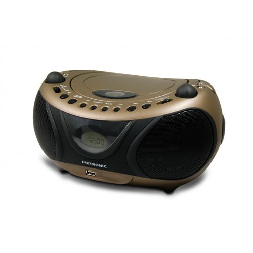 Metronic Radio CD-MP3 Pop Copper & Black - Boombox