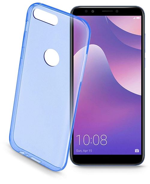 Cellularline colorcy718b Étui Souple Honor 7 C/Huawei Y7 2018/Y7 premières 2018