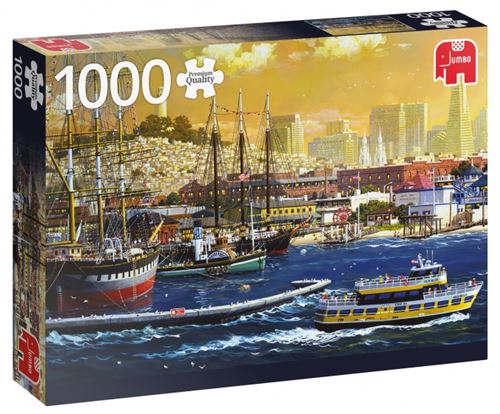 Puzzle 1000 Pièces : Port de San Francisco, Etats-Unis, Jumbo