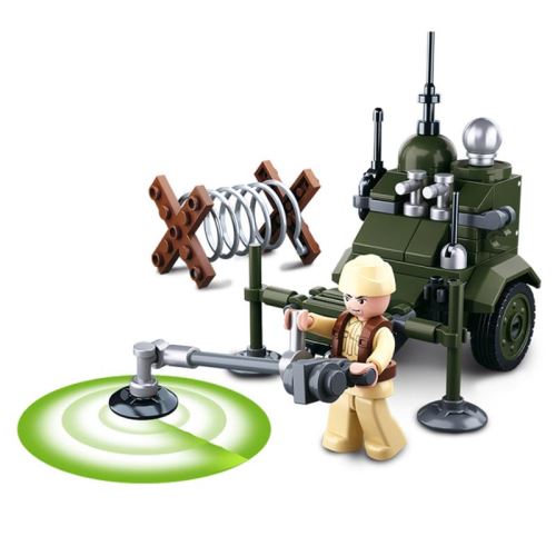 Jeu de construction brique emboitable compatible lego sluban wwii 2ème guerre mondiale démineur armé militaire m38 b0678d soldat articulé