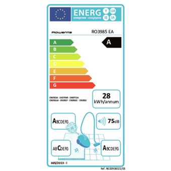 Rowenta RO3985EA Aspirateur traineau Compact Power 750W Noir