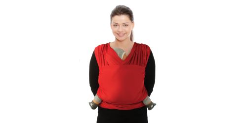 Tricot-Slen Cool Rouge - Echarpe De Portage Babylonia