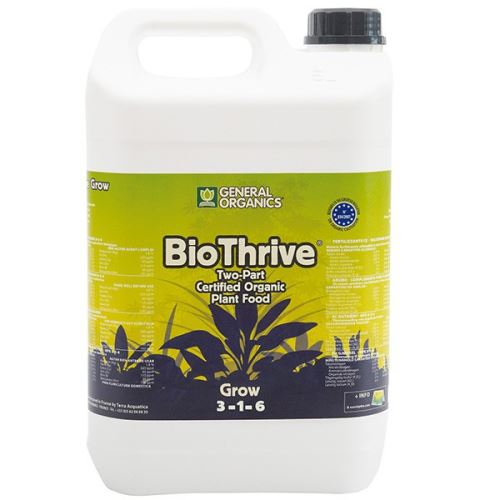 GHE - Biothrive Grow 5L , engrais de croissance , general organics