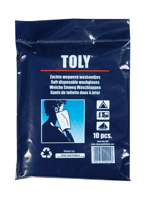 Toly - Gant de toilette jetable - Extra doux - 10pcs