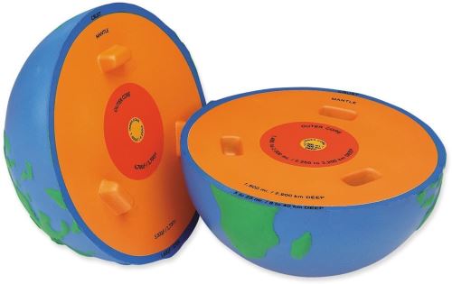 Learning Resources Modèle De La Terre en Coupe En mousse de -