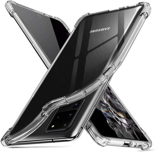 Coque Antichoc Silicone Transparent pour Samsung Galaxy S20 ULTRA [Phonillico®]