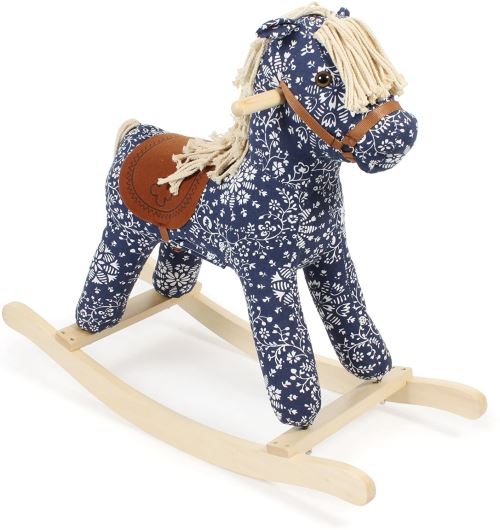Bayer Chic 2000 406 02 Leni Cheval à bascule, animal à bascule pour les enfants à partir de 36 mois, jeu, bleu