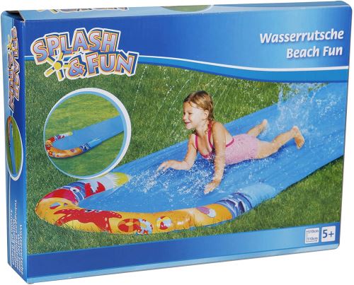 VEDES Großhandel GmbH - Ware Splash & Fun Toboggan à Eau Beach Fun 510 x 110 cm