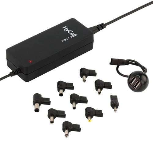 HyCell Chargeur pour petit appareil HCPS 1500 mA 72 W Noir 1201-0011
