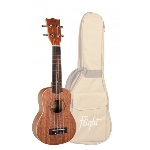 Flight DUS321 - ukulele soprano - Mahogany (+ housse)
