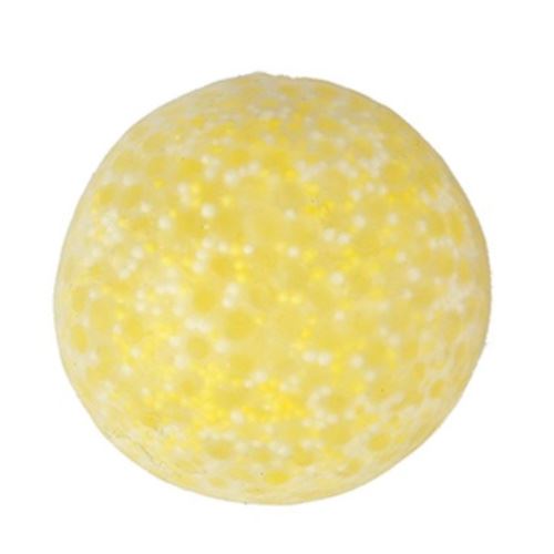Van Manen balle de squeeze avec perles d'eau junior 7 cm jaune