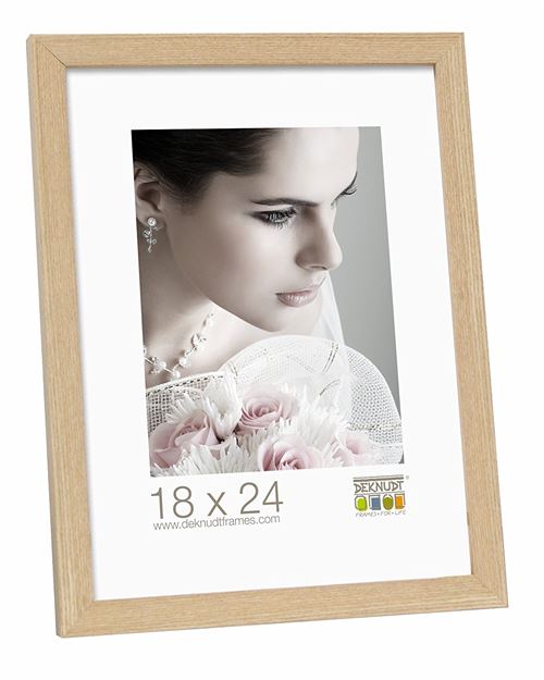 Deknudt Frames S44CH1 Basic Cadre Photo Bois/MDF Chêne Fin 40 x 50 cm
