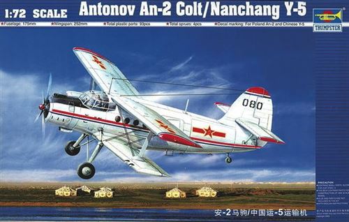 Antonov An-2 Colt / Nanchang Y-5 - 1:72e - Trumpeter